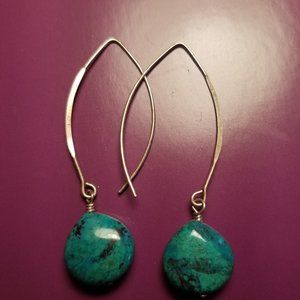 Genuine Turquoise Earrings